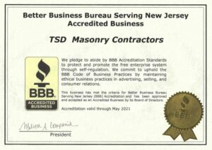 TSD Masonry Contractors Better Business Bureau Accreditation