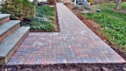 brick paver walkway – Hillsborough, NJ